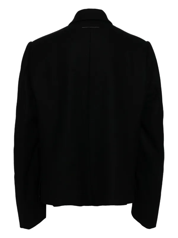 MM6 Maison Margiela パッチワーク ジャケット | ブラック | FARFETCH JP