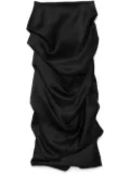 KHAITE Olula skirt - Black