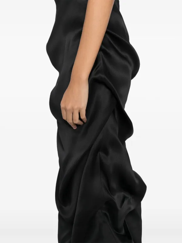 KHAITE Olula Skirt | Black | FARFETCH