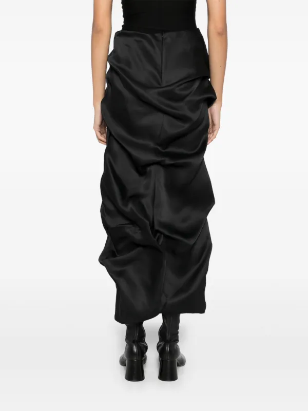 KHAITE Olula Skirt | Black | FARFETCH
