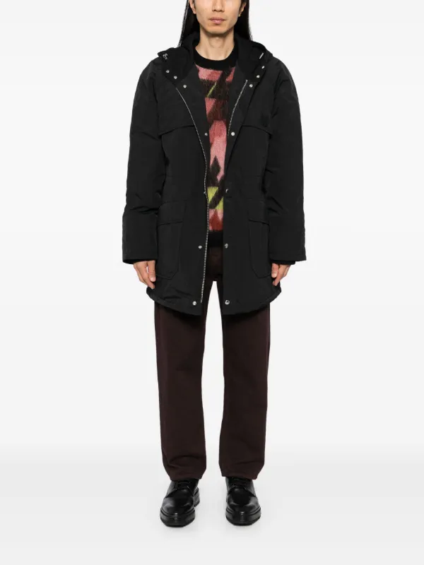 Maison Kitsuné Hooded Parka | Black | FARFETCH BN Maison Kitsuné Hooded Parka | Black | FARFETCH BN