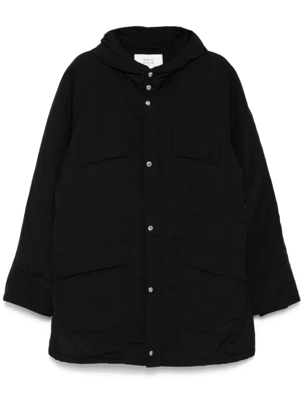 Maison Kitsuné Hooded Parka | Black | FARFETCH BN Maison Kitsuné Hooded Parka | Black | FARFETCH BN