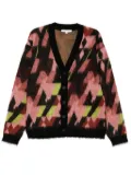 Maison Kitsuné graphic cardigan - Pink