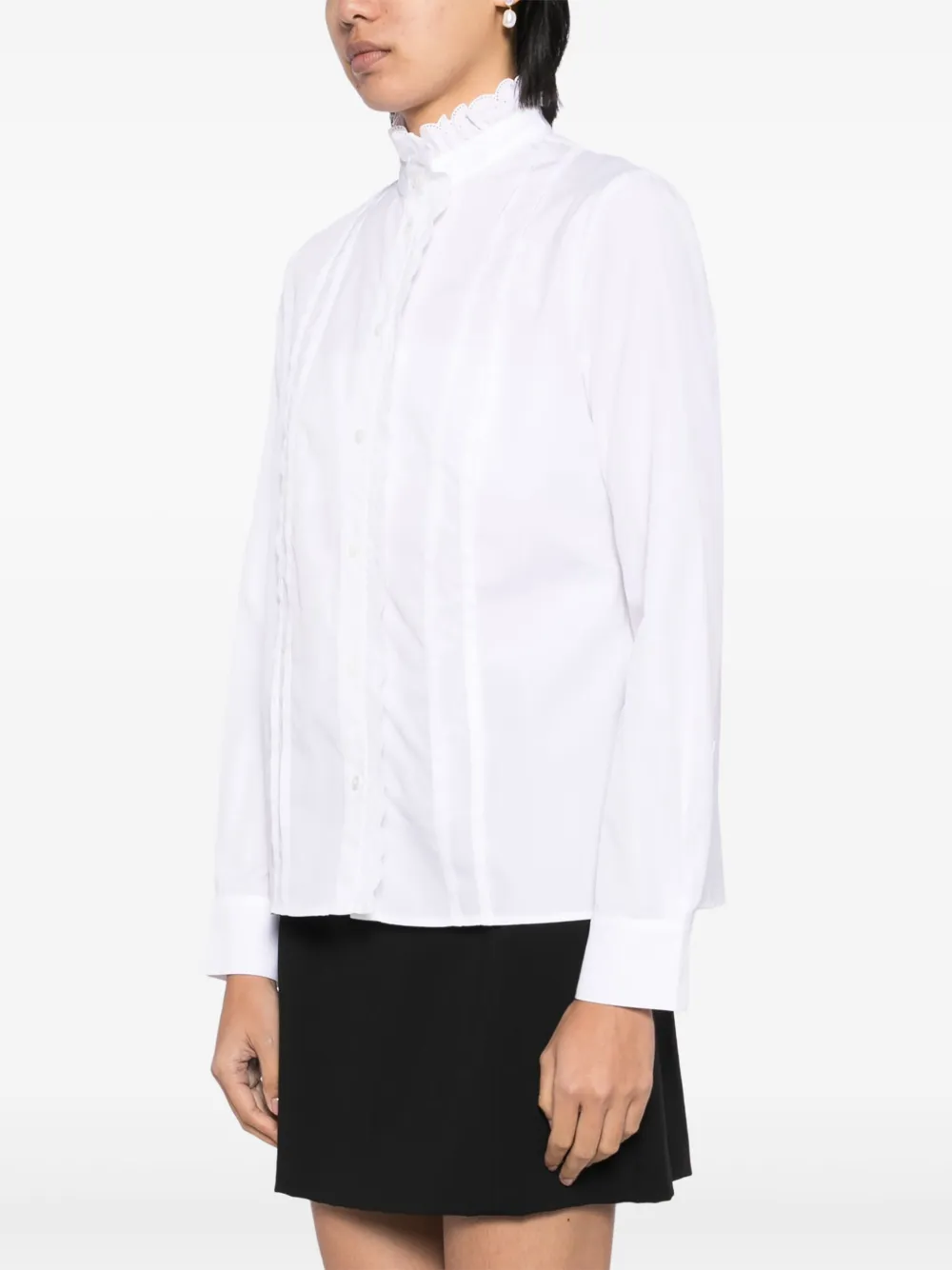 MAISON KITSUNÉ CRAFT EMBROIDERY BLOUSE