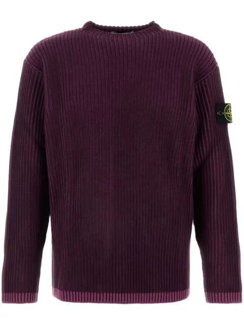 Stone Island suéter con distintivo Compass