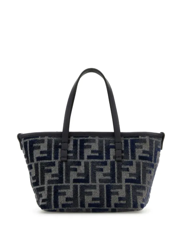 FENDI Mini FF monogram Tote Bag Grey FARFETCH IE