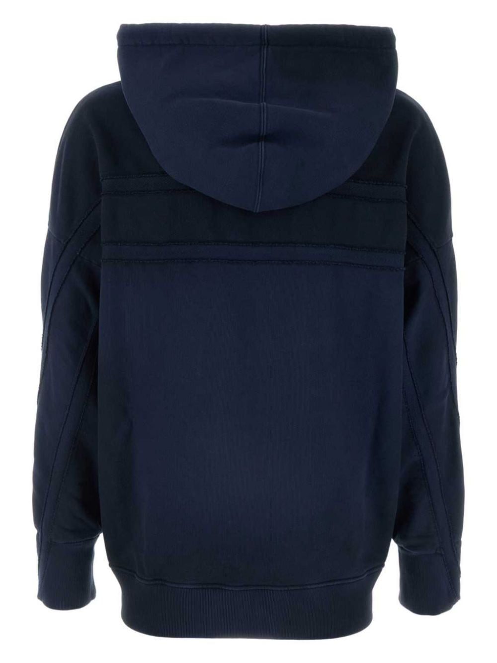 Shop Fendi Logo-lettering Hoodie In Blue