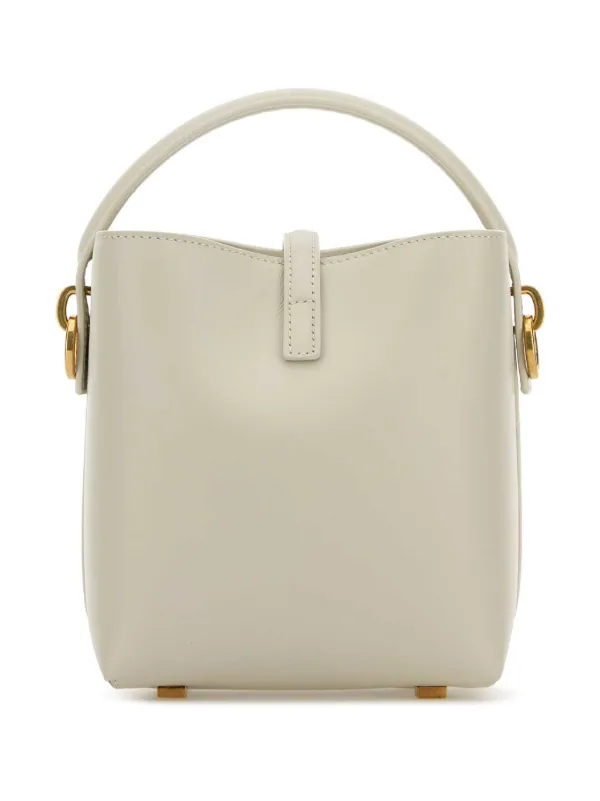 24AW new/Saint Laurent Le 37ミニバケットバッグ Bag Beige Le 37 Mini shearling bucket bag in beige - Saint Laurent