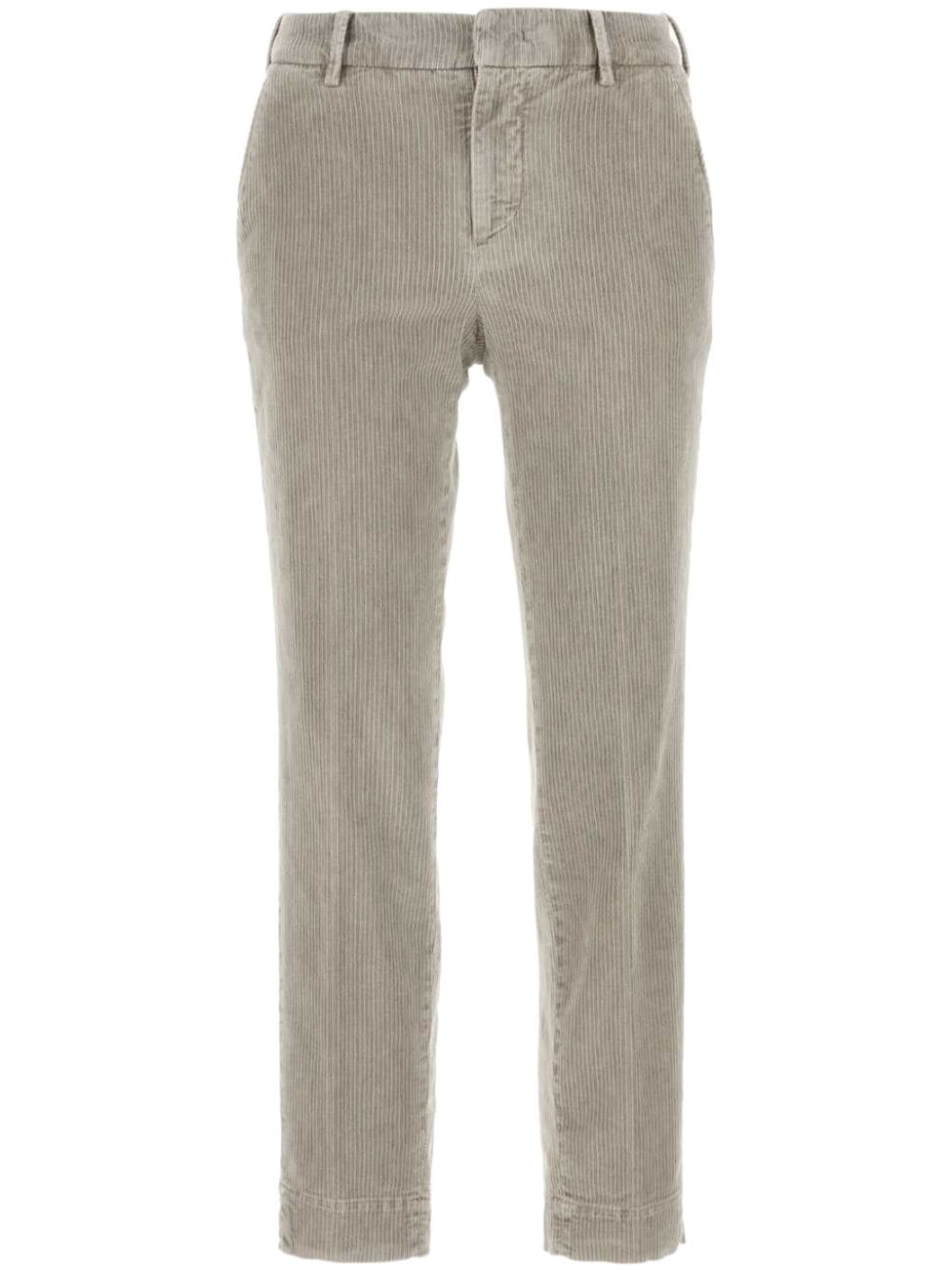 Shop Pt Torino Slim-fit Trousers In Grey