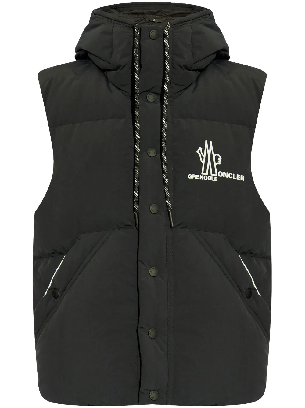 Moncler Grenoble chaleco Baldy | negro | Image 1