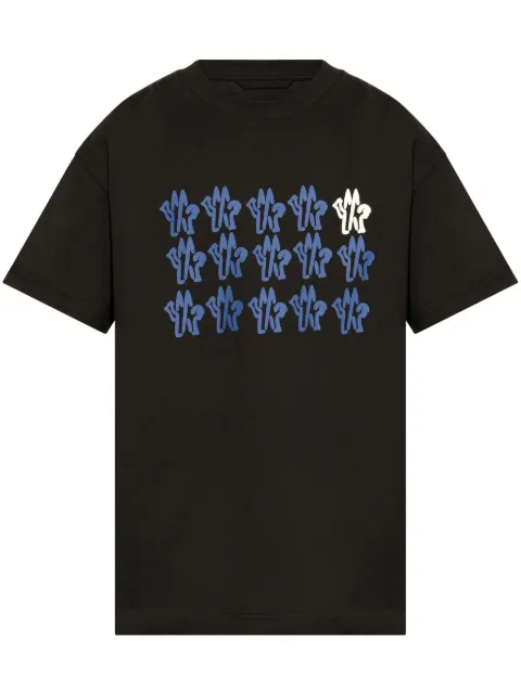 Moncler playera con logo estampado