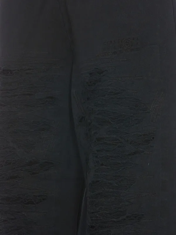 MM6 Maison Margiela numbers-motif Track Pants | Black | FARFETCH