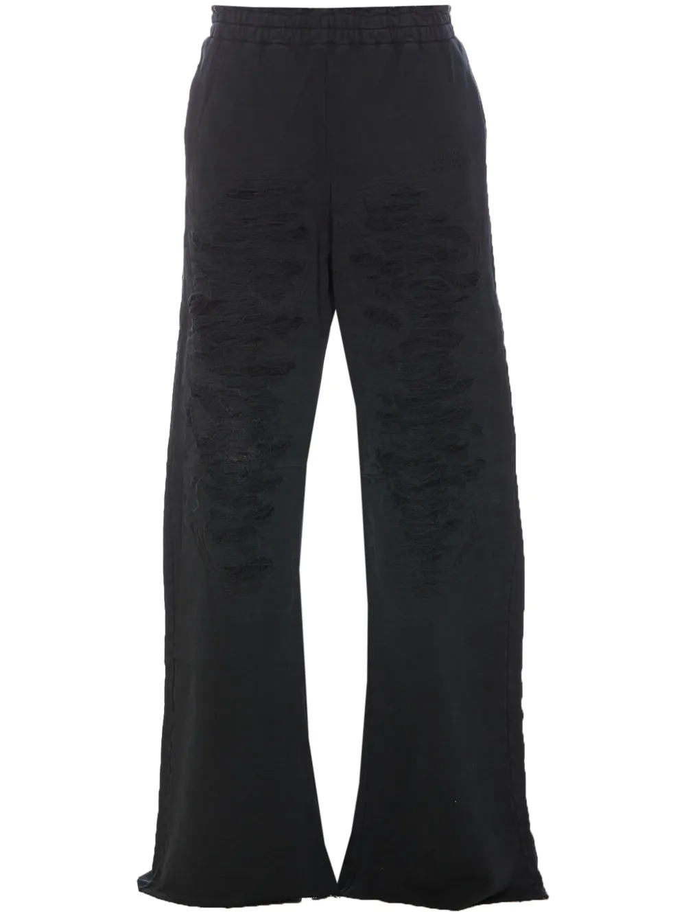 MM6 Maison Margiela トラックパンツ - ブラック MM6 Maison Margiela トラックパンツ - ブラック