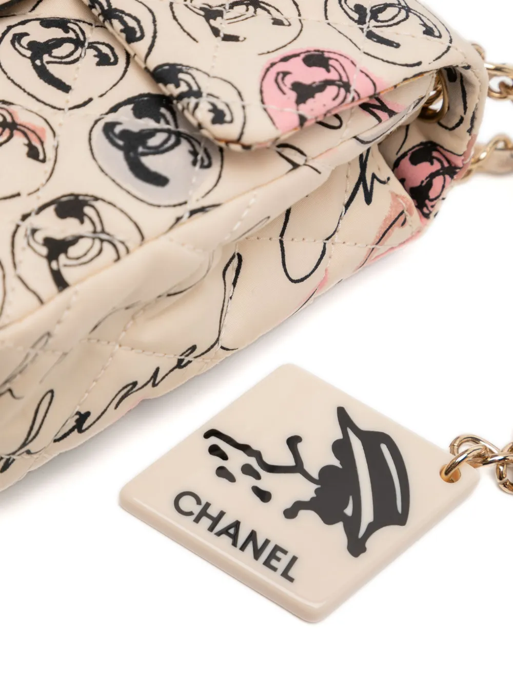 Affordable HOT SALE CHANEL 2006 CC-logo flap bag Women