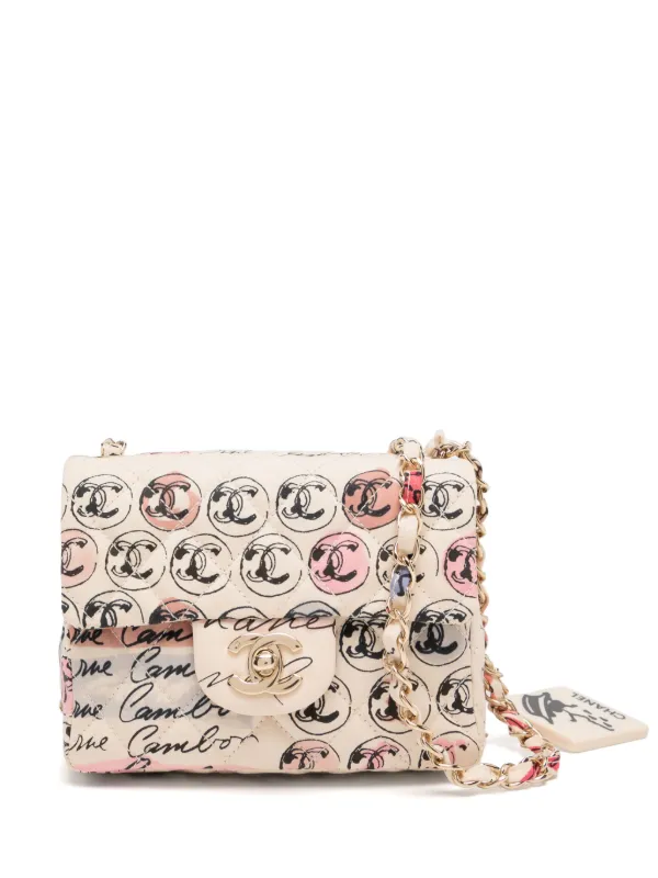 Chanel Pre-owned 2006 Cc-logo Flap Bag in Neutrals