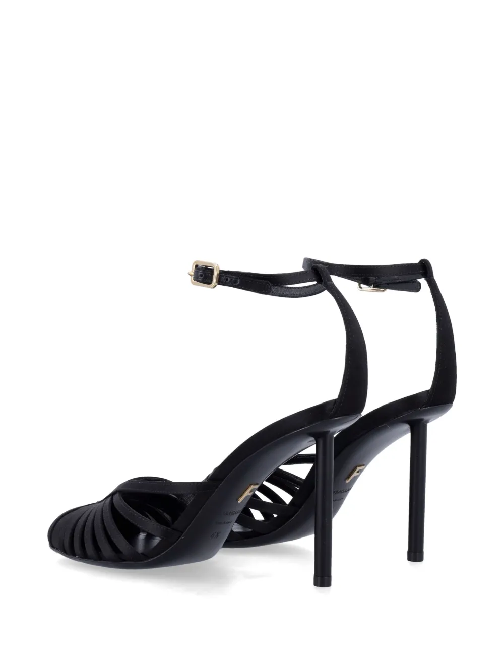 Ferragamo 95 mm Ermelia sandalen Zwart