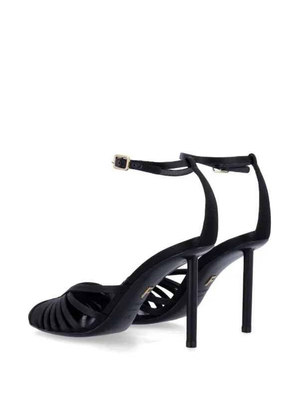 Ferragamo Sandali Ermelia 95mm Nero FARFETCH IT