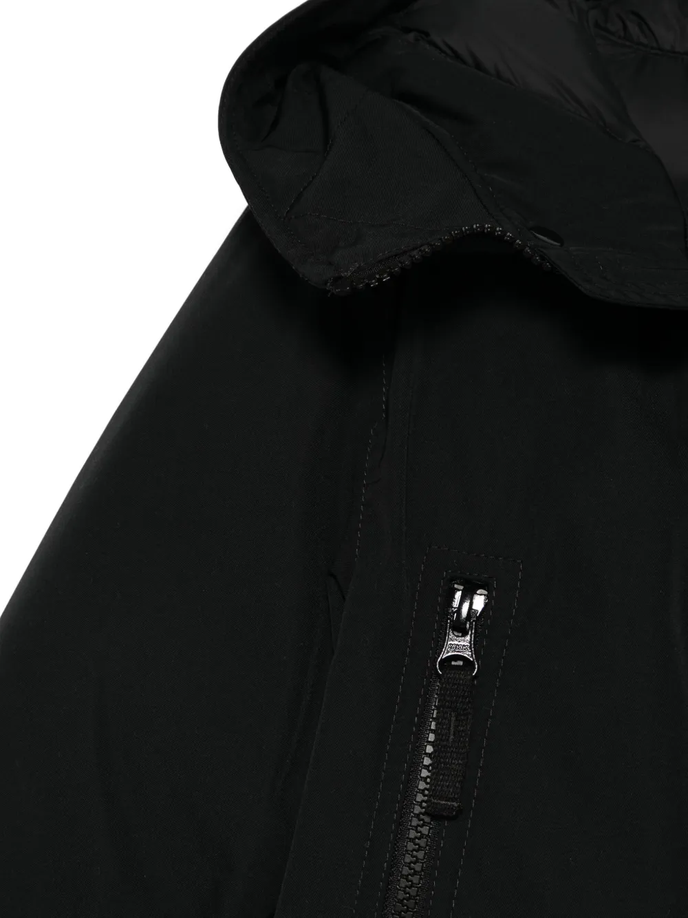 Stone Island Junior Jack met Compass-logopatch Zwart