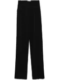 Saint Laurent grain-de-poudre trousers - Black