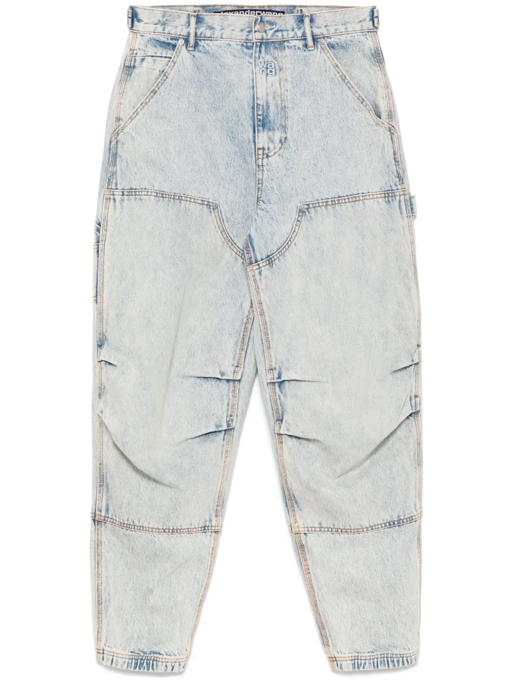 Alexander Wang Jeans met toelopende pijpen Blauw