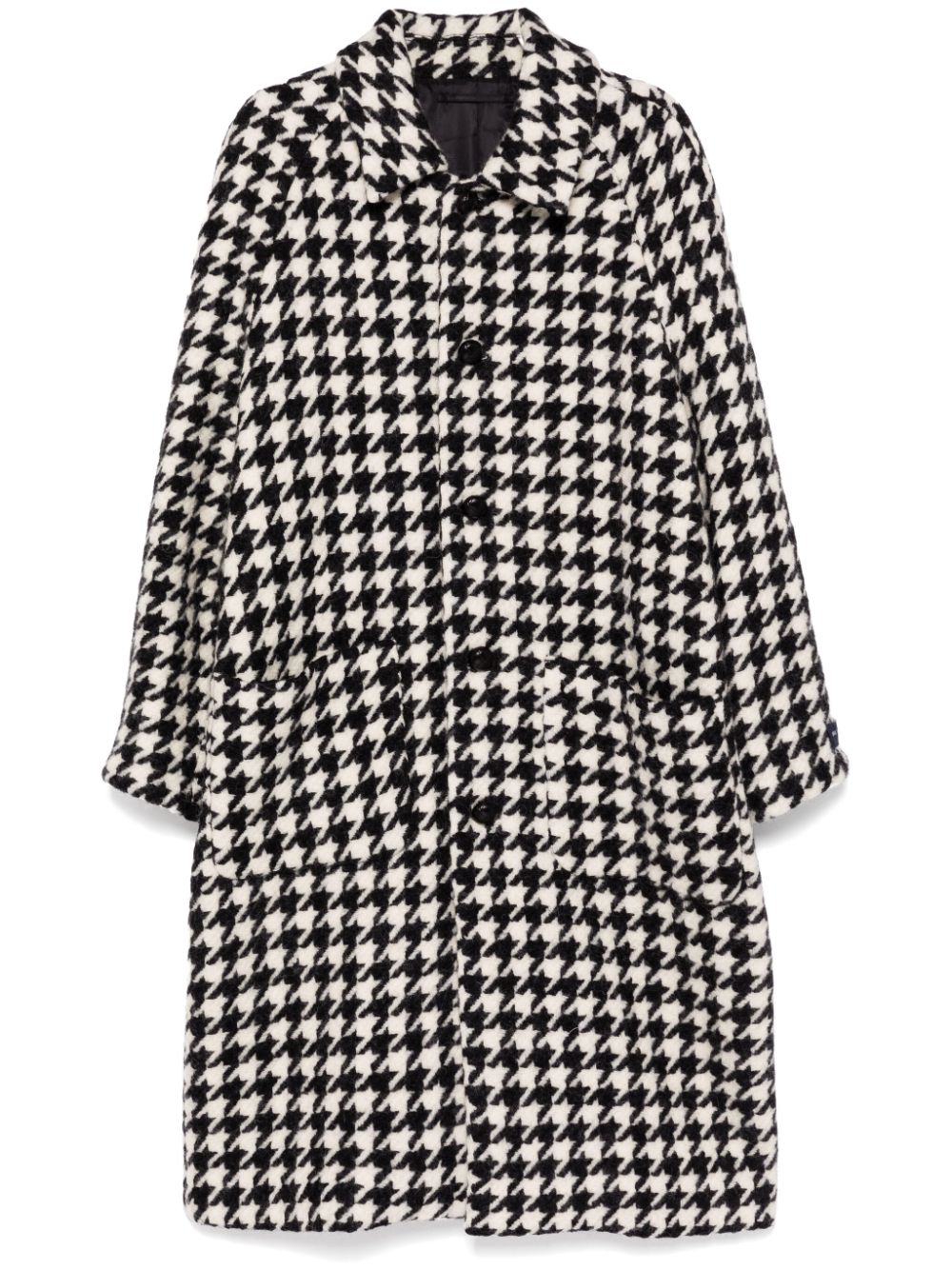 houndstooth oversized coat