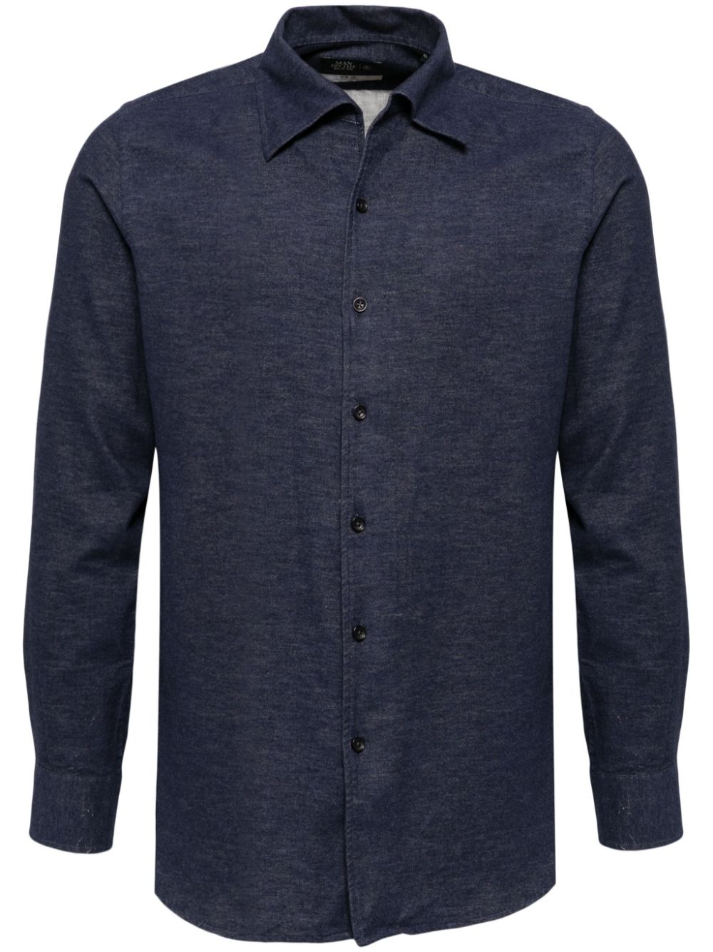 button-down collar long-sleeves shirt