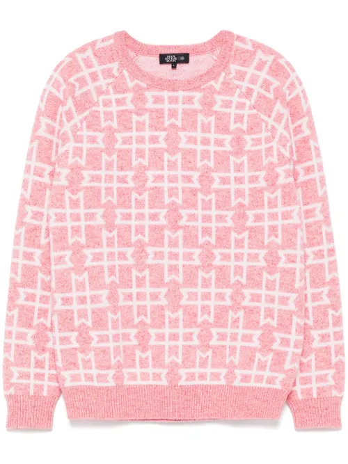 Pull à logo en jacquard - Man On The Boon. - Modalova