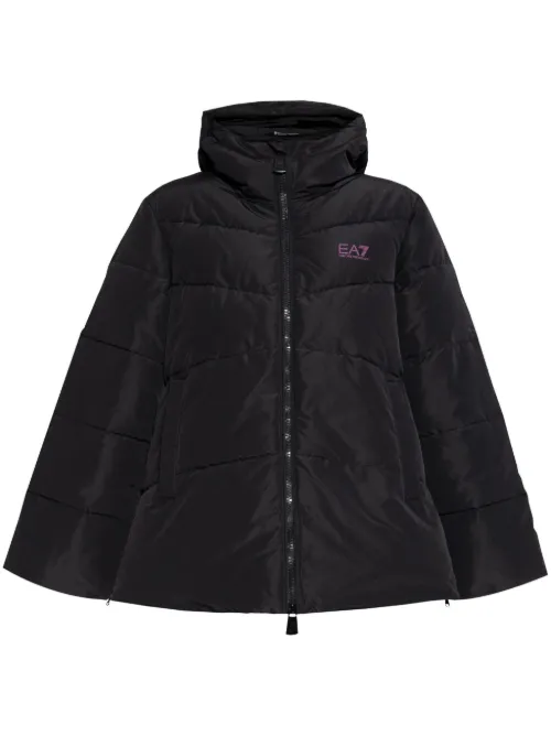 Veste matelassée à capuche - Ea7 Emporio Armani - Modalova