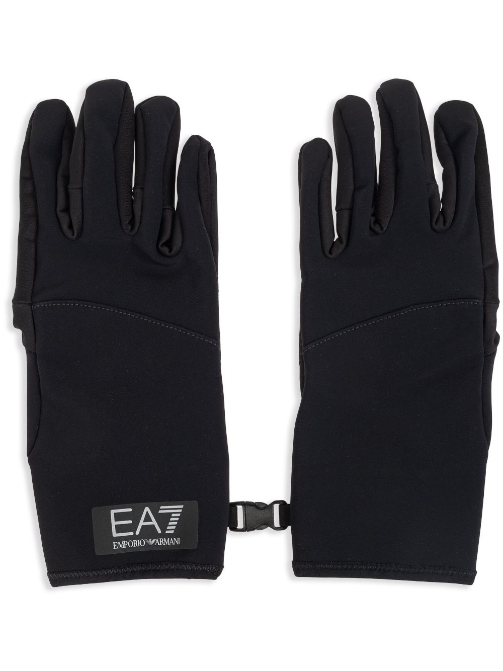 logo-print gloves