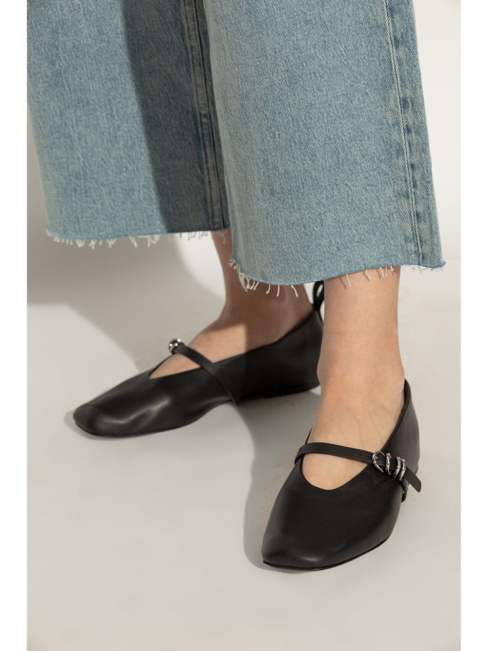 rag & bone Spire ballerina's - Zwart