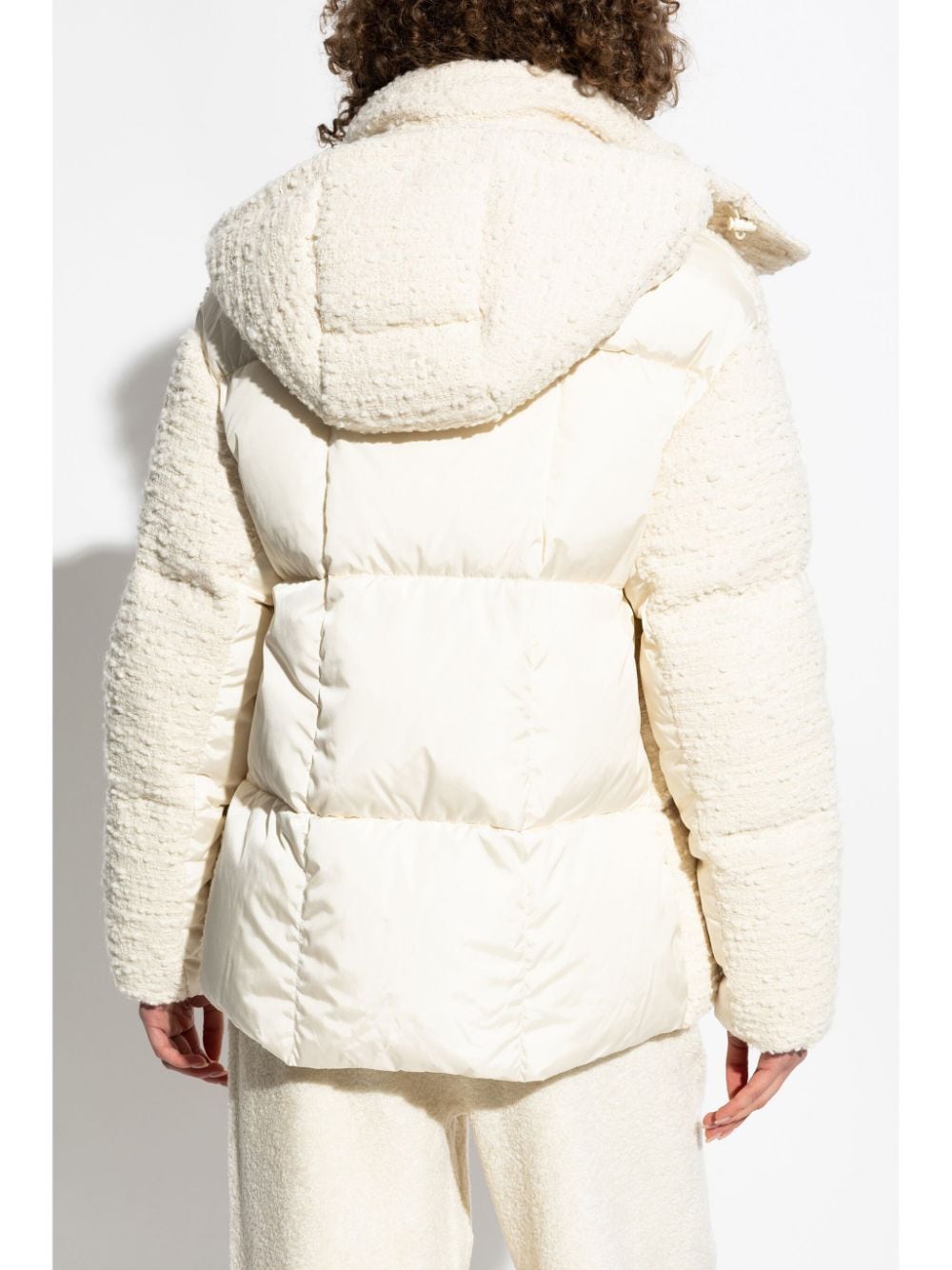 Shop Moncler Paranas Down Jacket In Neutrals