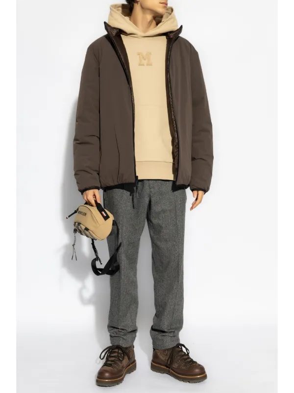 トップス MONCLER / Logo Hoodie Lemon 12A Moncler logo-patch Hoodie | Neutrals | FARFETCH