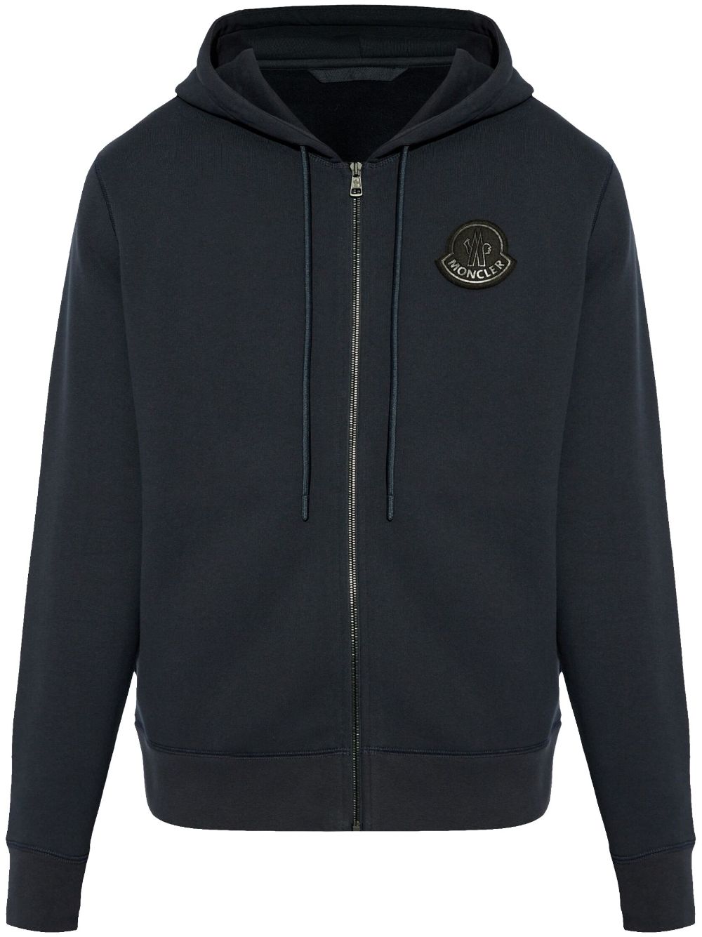 Moncler Hoodie met logopatch Blauw