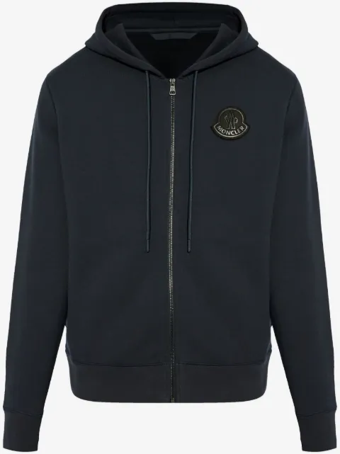 Moncler logo-patch hoodie