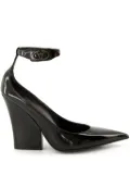 Valentino Garavani VLogo-plaque patent pumps - Black