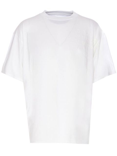 MM6 Maison Margiela numbers-print T-shirt Men