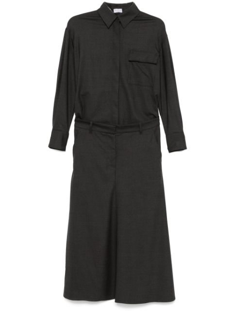 Brunello Cucinelli panelled maxi dress Women