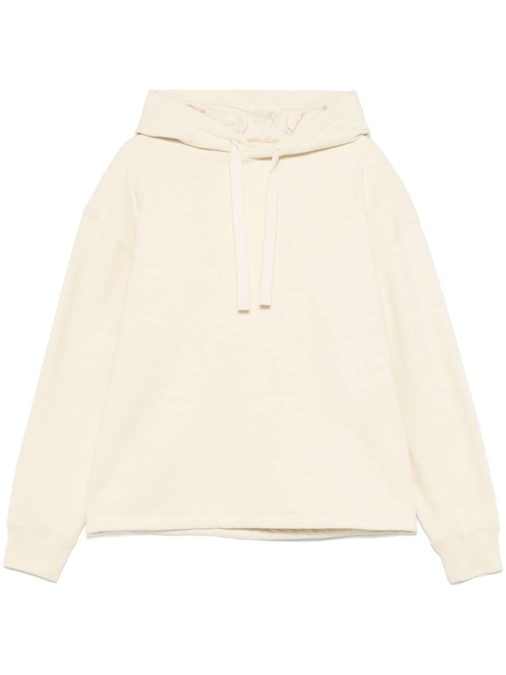 Shop Jil Sander Jersey-texture Hoodie In White