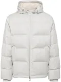 Man On The Boon. hooded padded jacket - Grey