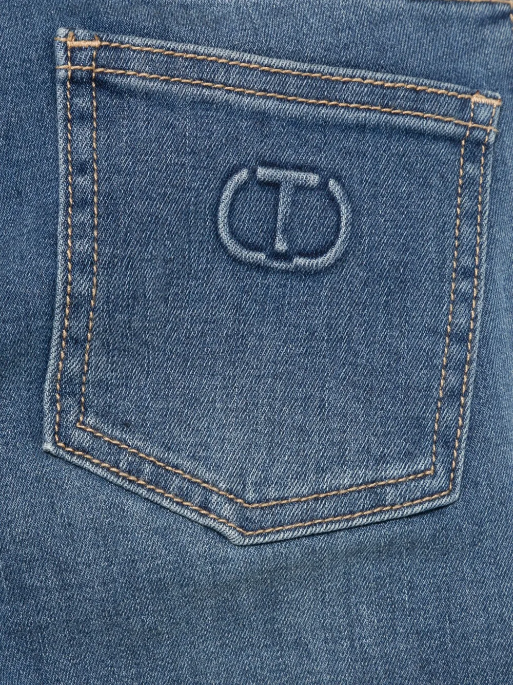 TWINSET Kids Jeans met vlakken Blauw