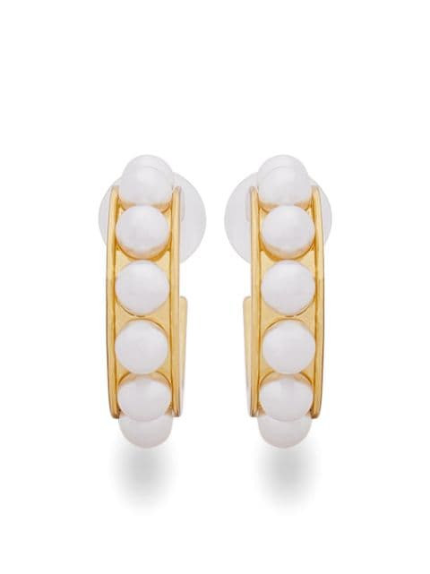 pearl detailed earrings 