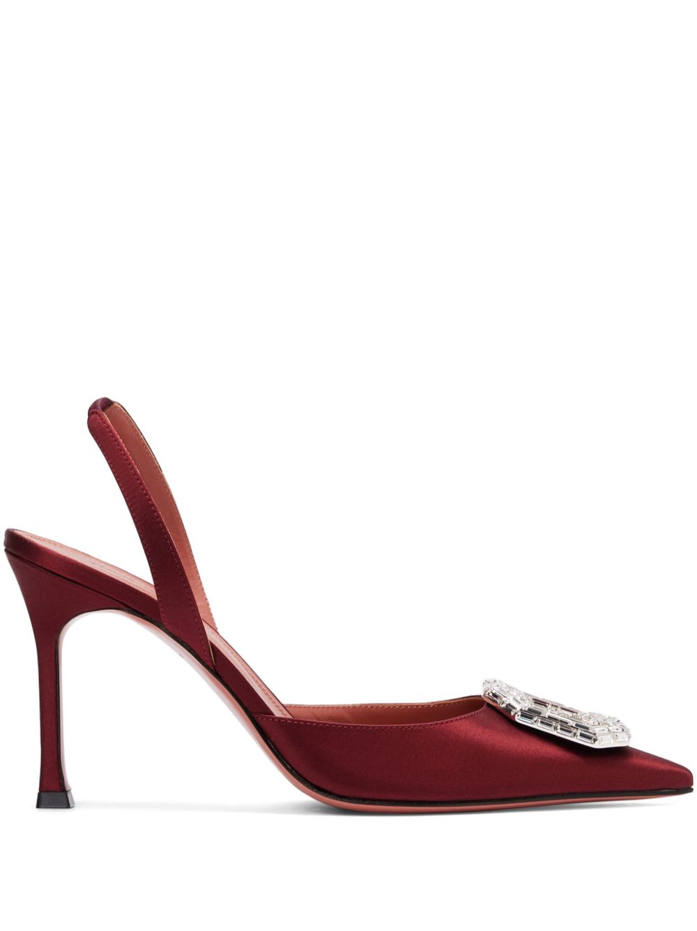 Amina Muaddi Camelia 90 mm pumps Rood