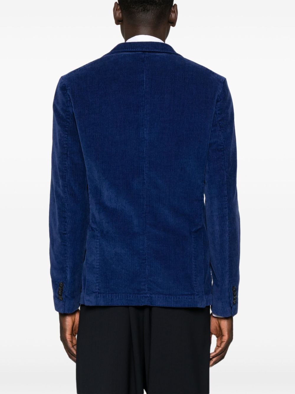 Shop Manuel Ritz Corduroy Blazer In Blau