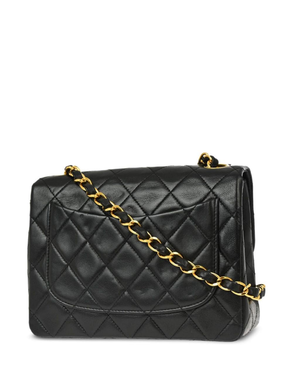 CHANEL Pre-Owned 1995 Square Flap mini-schoudertas - Zwart