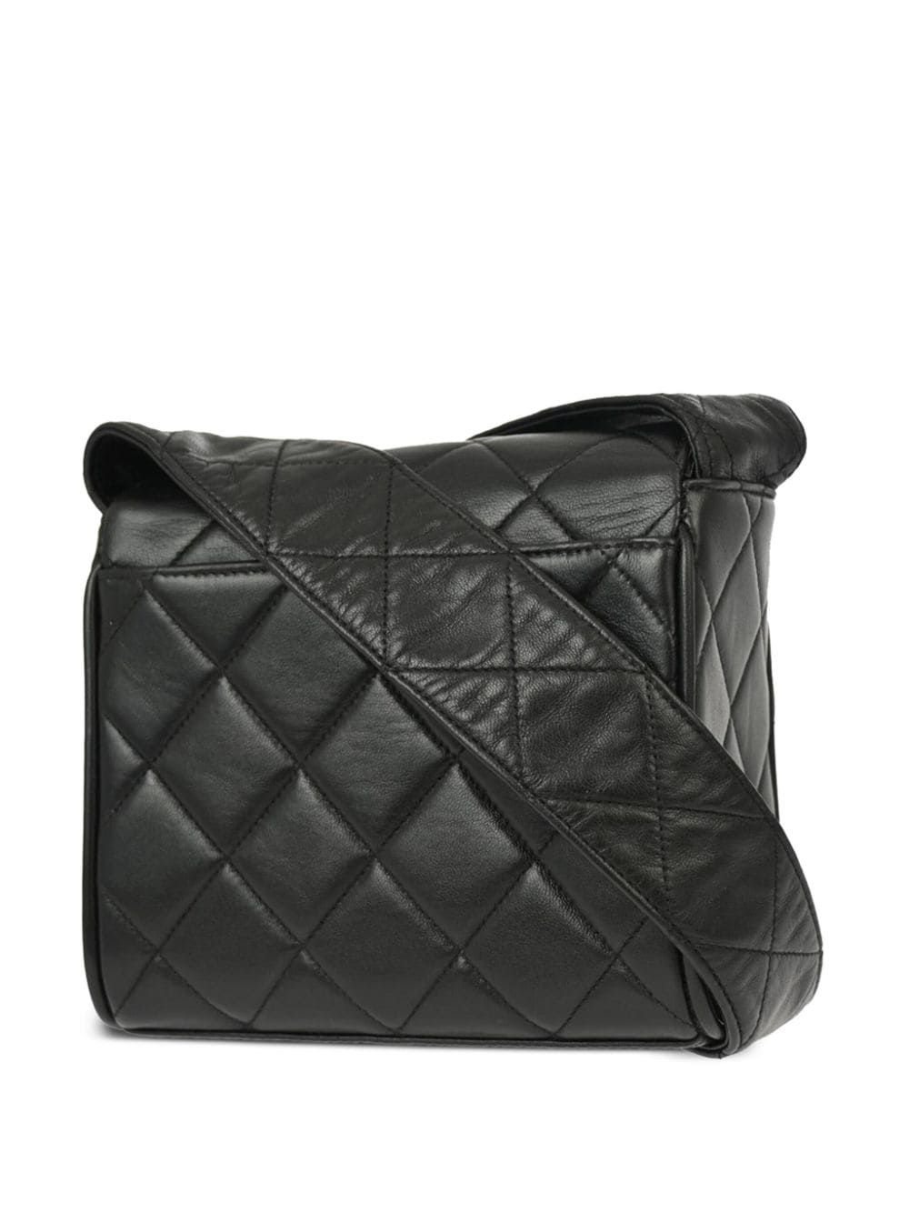 CHANEL Pre-Owned 1992 Straight Flap schoudertas - Zwart