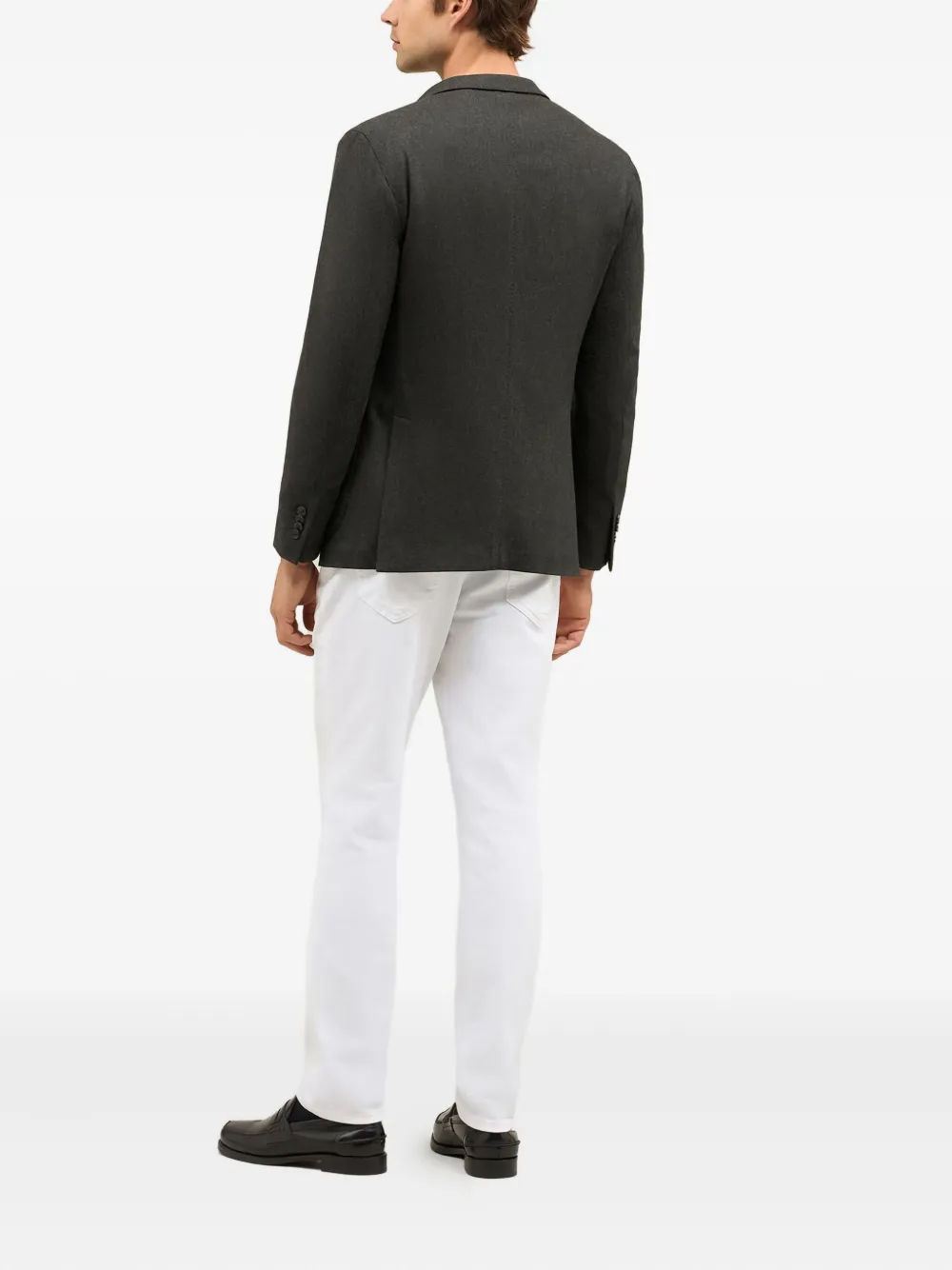 Boglioli Single-breasted Blazer In Gray