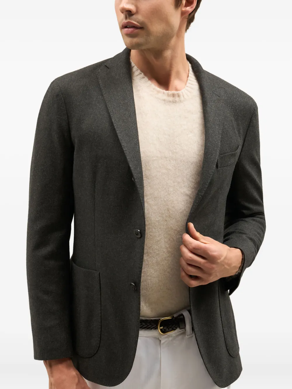 Boglioli Single-breasted Blazer In Gray