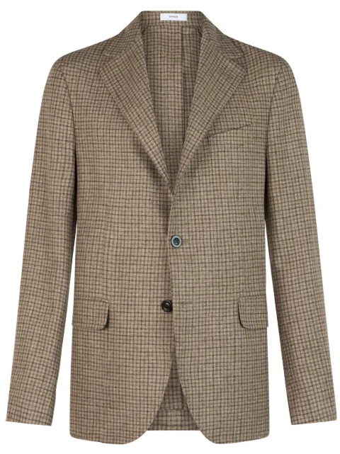 Boglioli check-pattern wool blazer 