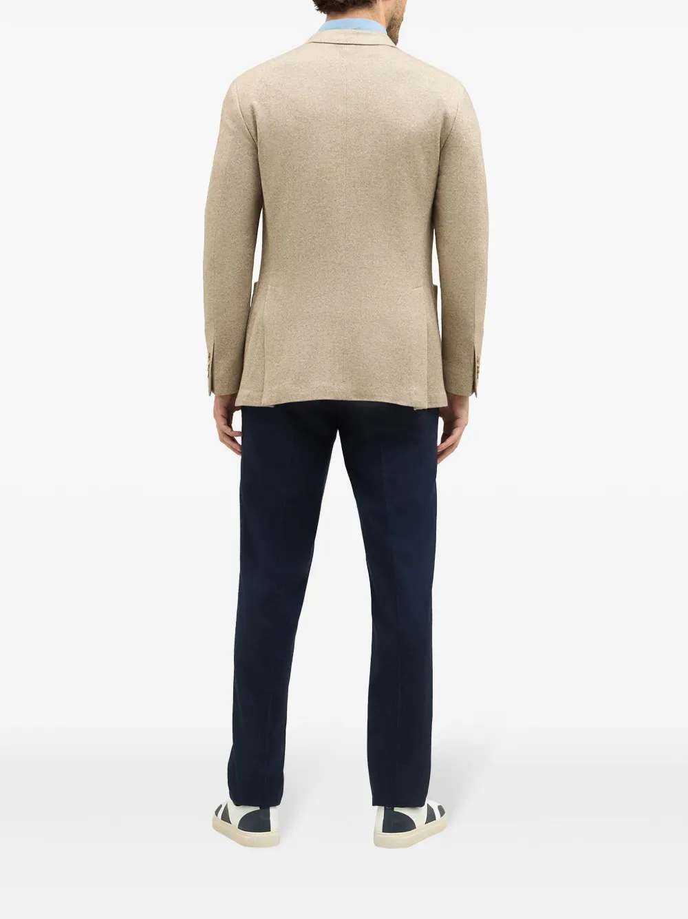 Boglioli K-Jacket blazer met enkele rij knopen - Beige