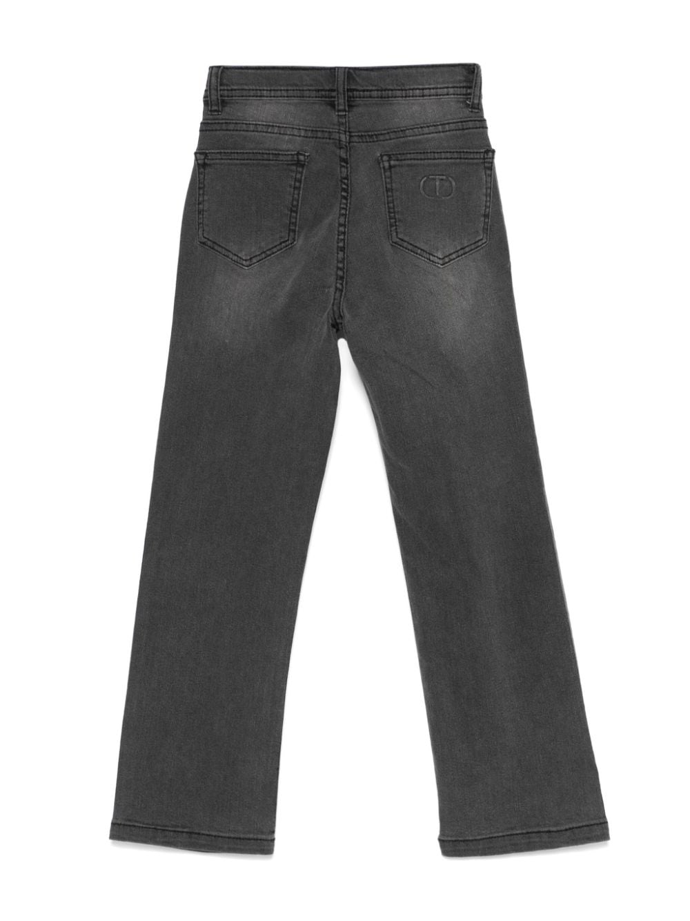 TWINSET Kids Jeans verfraaid met studs - Zwart